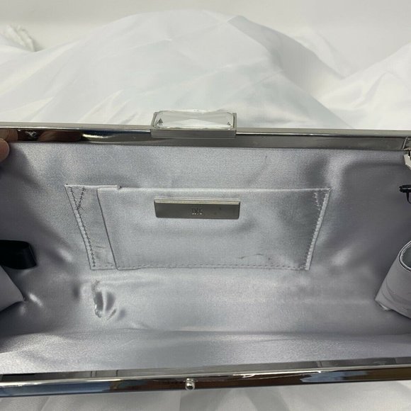 INC International Concept Kelsie Clutch Silver - Picture 3 of 5